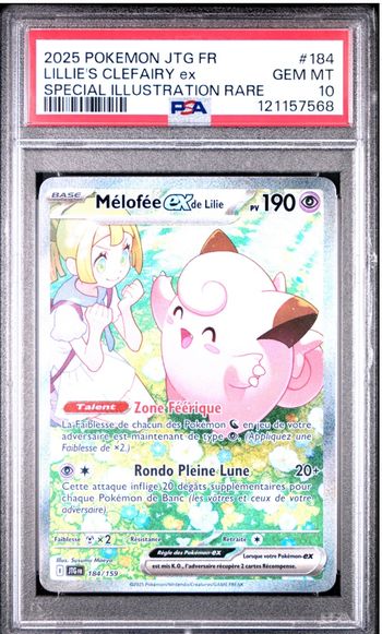 Mélofée Ex De Lilie 184/159 Psa10 - Aventure Ensemble