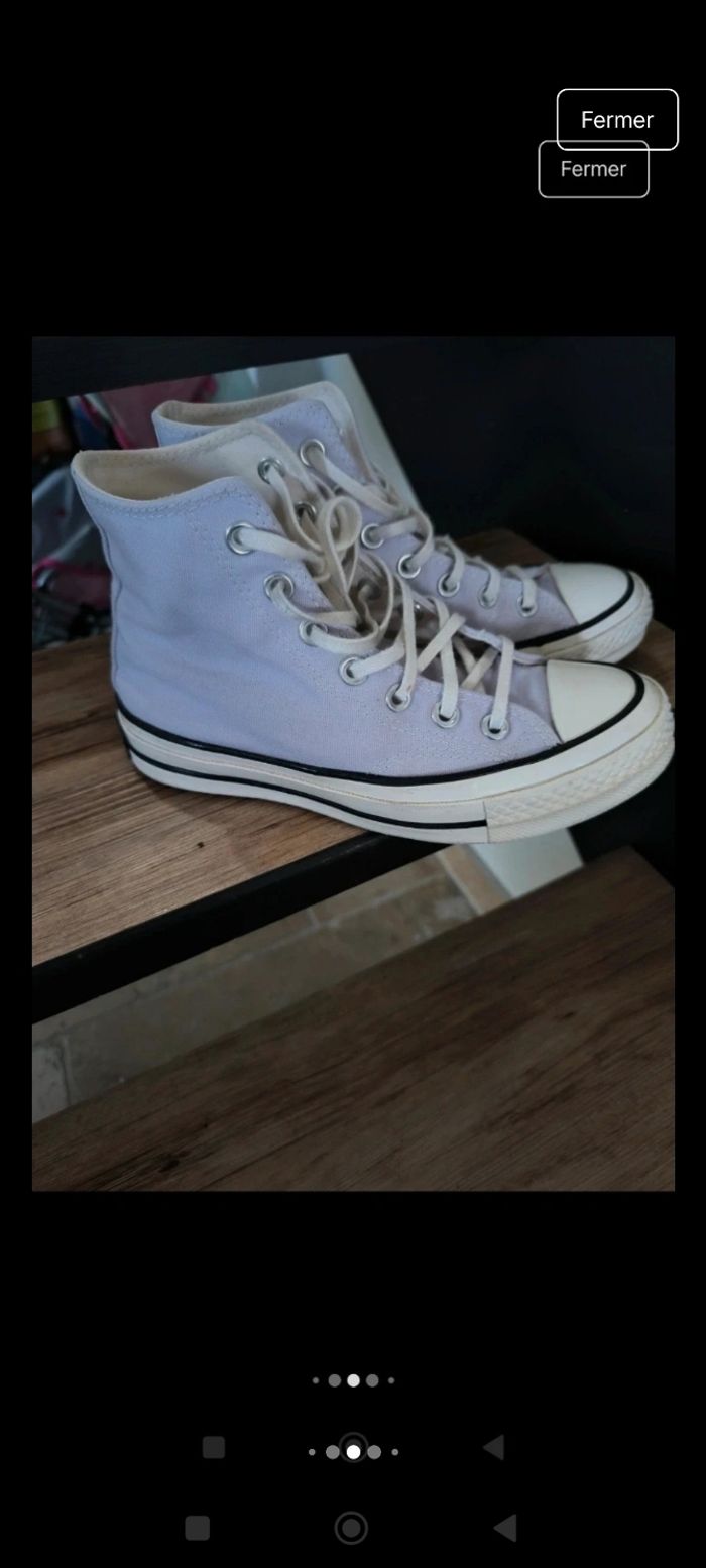 Converse violet pastel - photo numéro 6