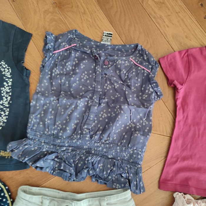 Lot T-shirt short 24 mois fille été - photo numéro 3
