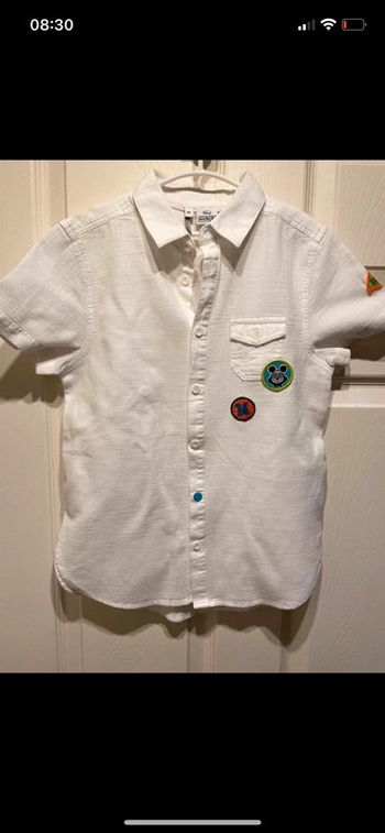 Chemise MC mickey 8 ans garçon