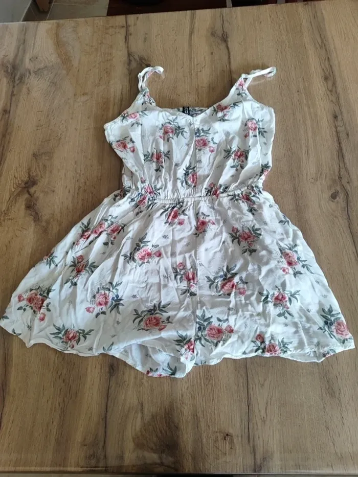 Combi-short H&M Blanc Taille 32 (XS) - Look chic et bohème ! Prix mini !