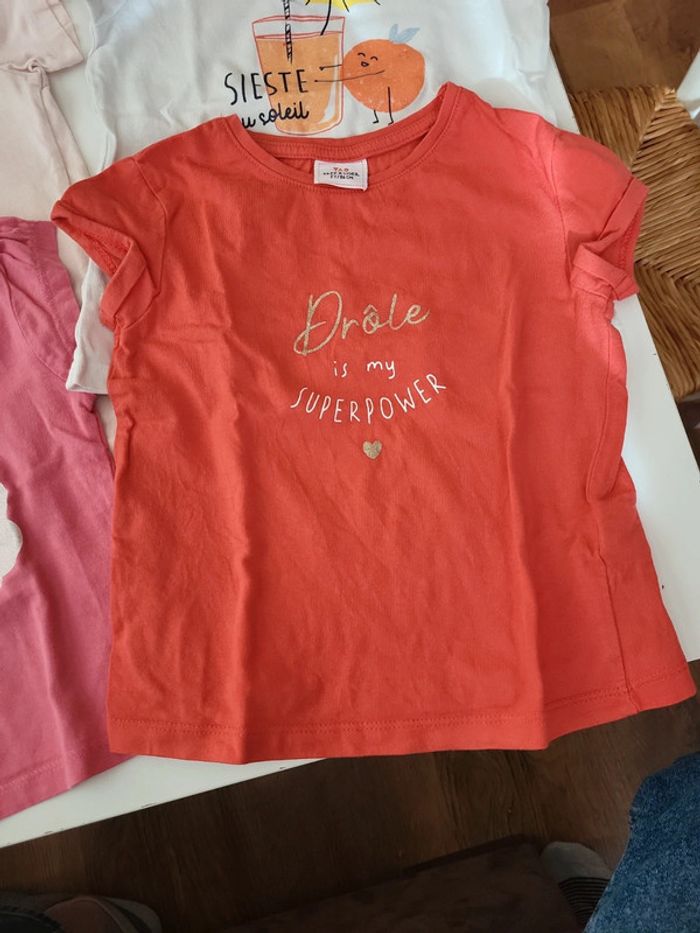 Lot 4 tee shirt manches courtes tao 23 mois - photo numéro 2