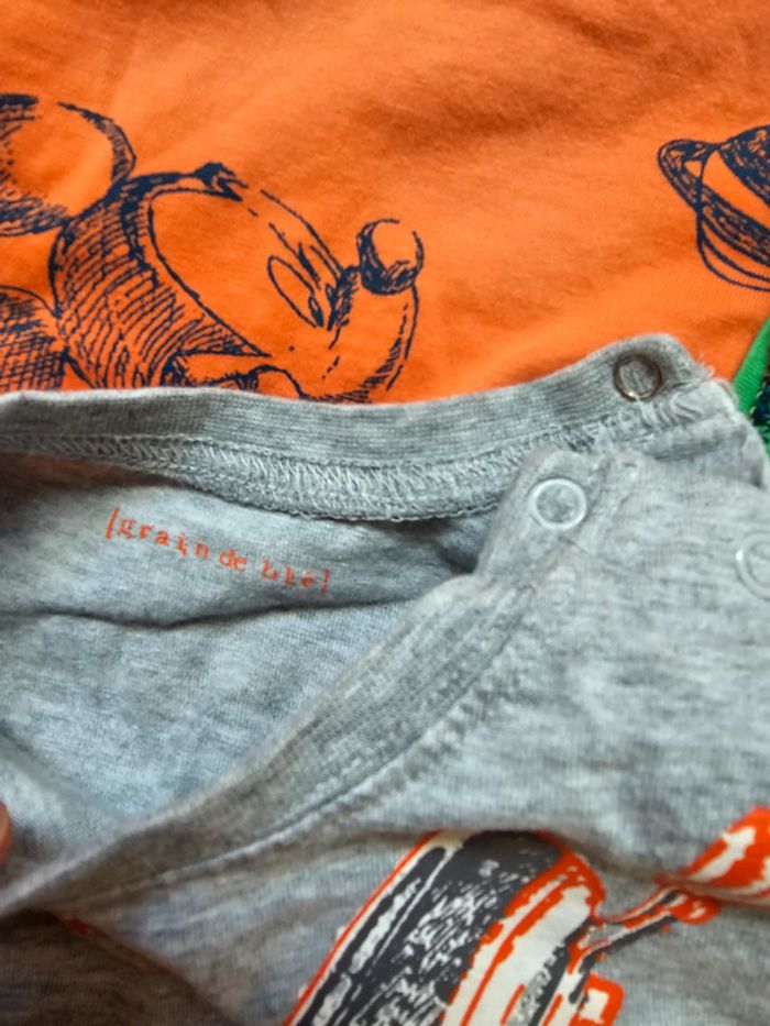 Lot 7 t shirt 12 mois - photo numéro 2