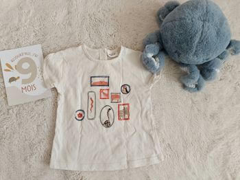 Tee shirt 9 mois tape a l'oeil