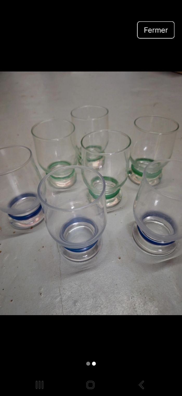 Lot de 7 verres - photo numéro 2