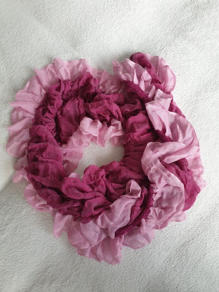 Echarpe foulard rose - photo numéro 4
