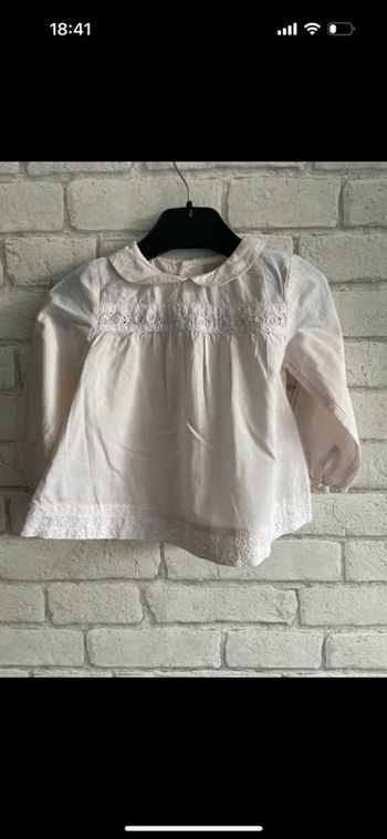 Blouse cyrillus taille 18 mois