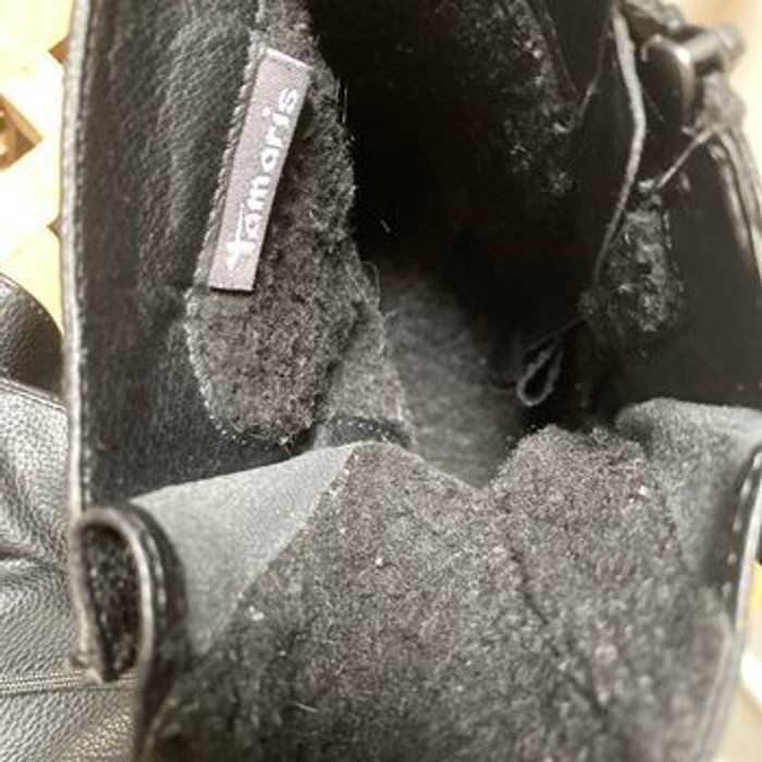 Bottes bottines boots fourrées peu portées 37 Tamaris - photo numéro 10