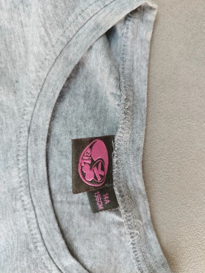 T-shirt Kiabi gris léopard - photo numéro 3