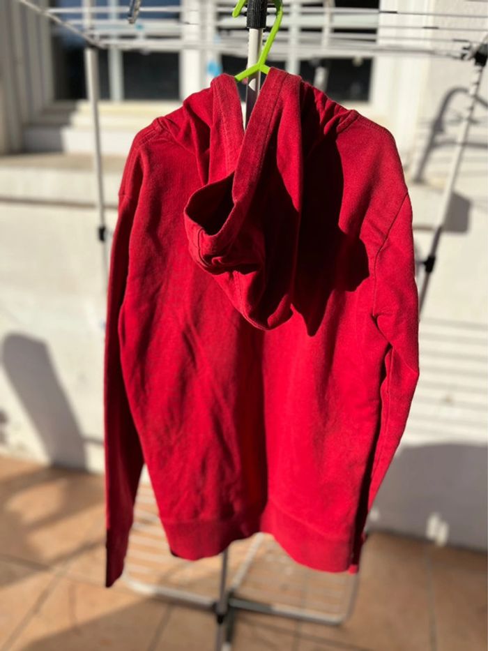 Gilet zippé rouge esprit 10 ans - photo numéro 3