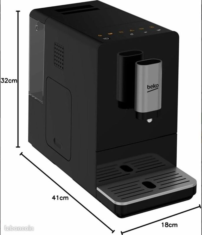 🤩 machine à café expresso automatique Beko CEG 3190 B en parfait état avec sa boîte et sa notice - photo numéro 2