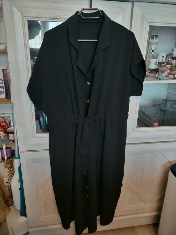 Robe longue noire shein
