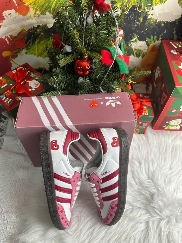 Adidas Samba X Comme Des Garçons Rose Taille 40 - photo numéro 2