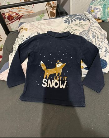Tee-shirts ML bb garçon taille 24mois🐨