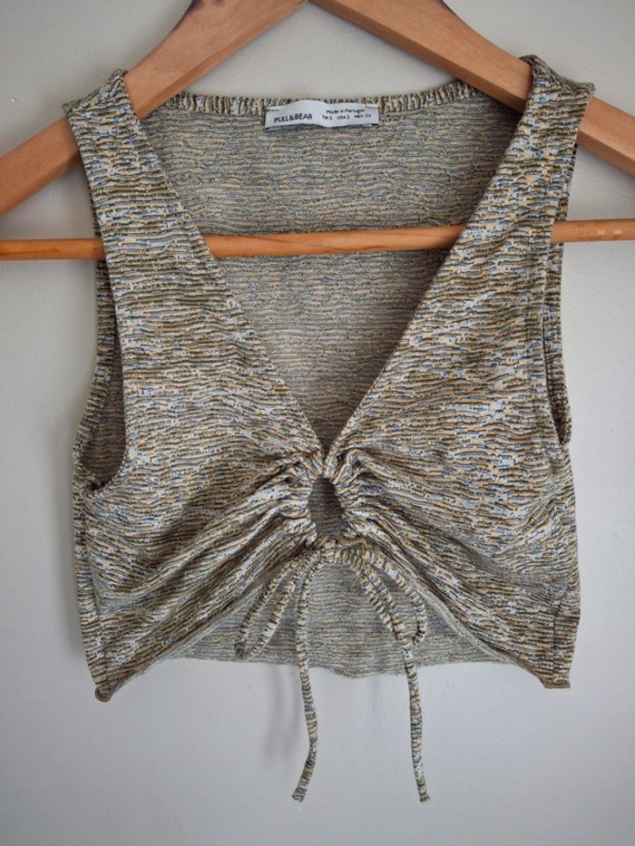 Crop top pull & Bear vert S