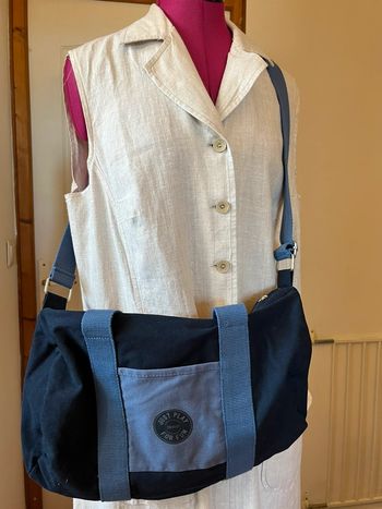 Sac de voyage ou autre sac de sport okaidi bleu marine en coton