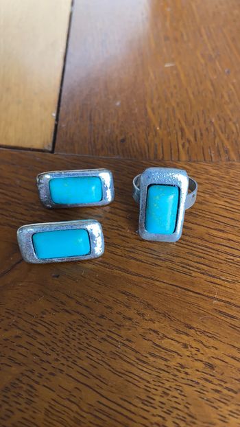 Parure pierre naturelle turquoise