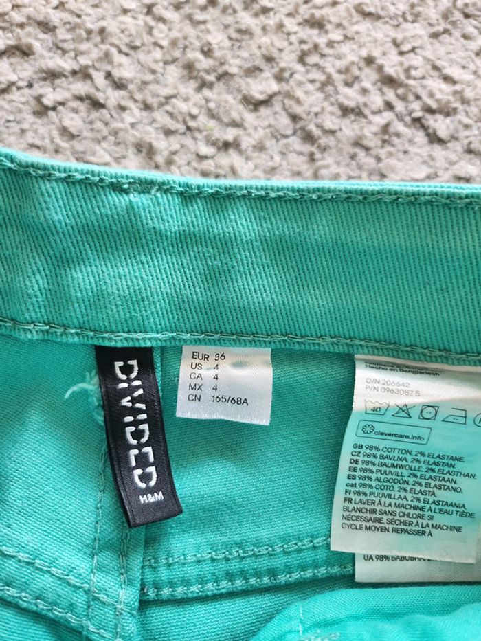 Jean large vert taille 36 - photo numéro 3