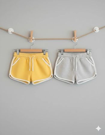 Lots de 2 short 3-4 ans