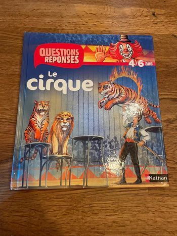 Livre Questions réponses La cirque
