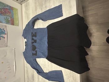 robe patineuse fille 12 ans c&a écriture en sequins