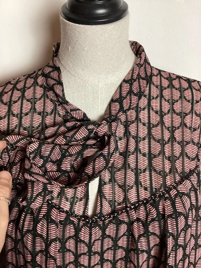 Blouse fluide rose et noire Lili&Lala 40 - photo numéro 6