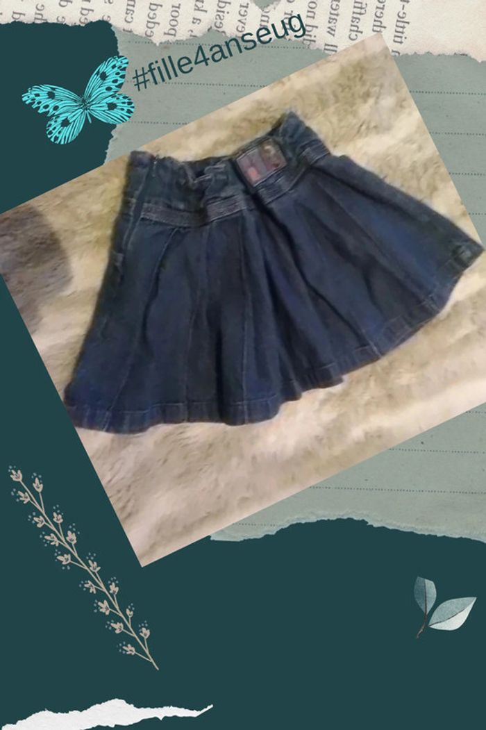 Jupe en jean 4 ans- Tex Kids - photo numéro 2