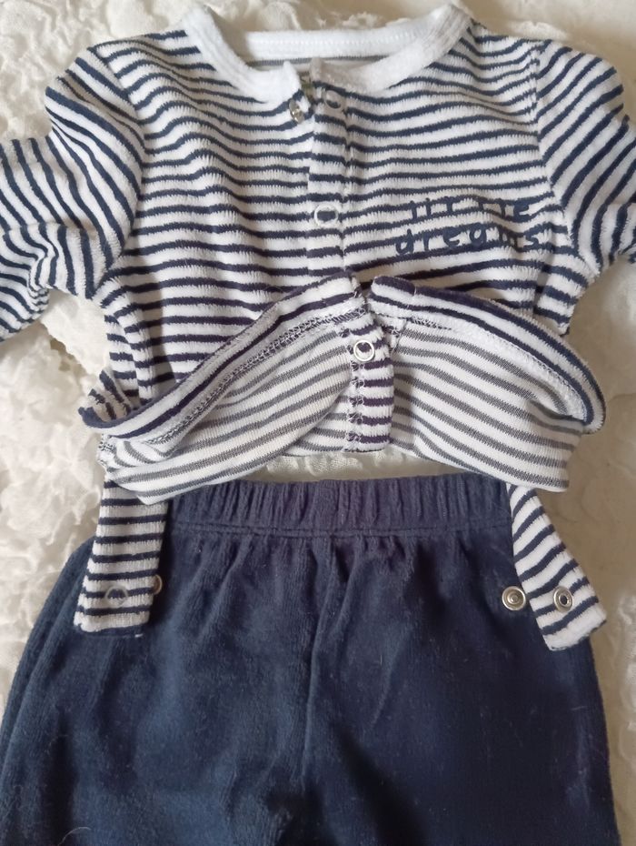 Pyjama velours d'éponge 2pieces - photo numéro 3