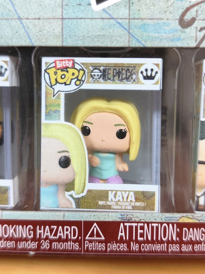 Boîte 4 Bitty Pop! One Piece - Usopp, Kaya, Kuro & Shanks (CHASE) - photo numéro 3