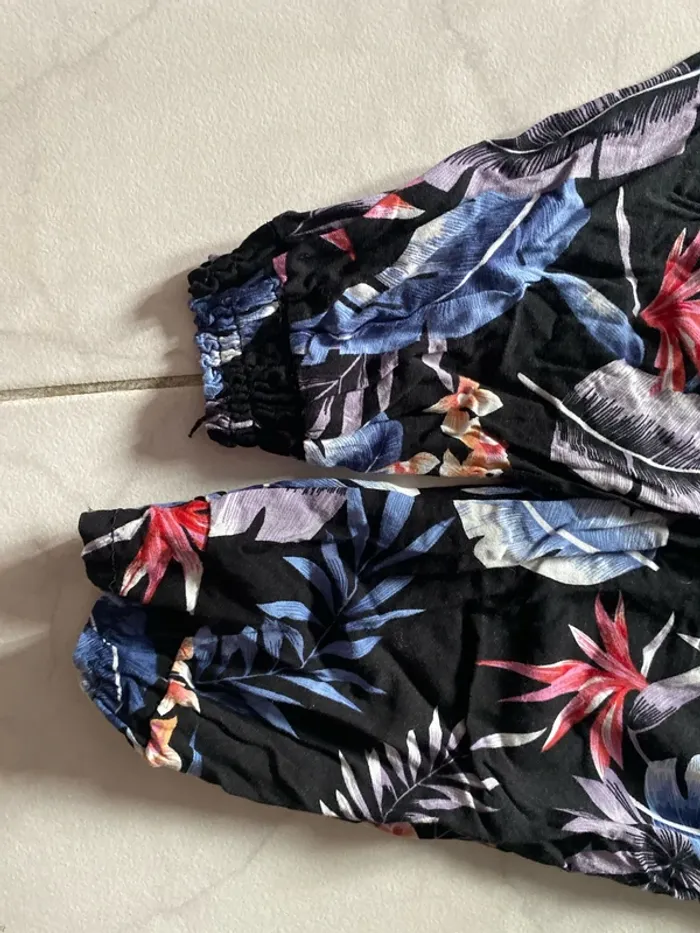 Pantalon, fluide, fleuri - photo numéro 3