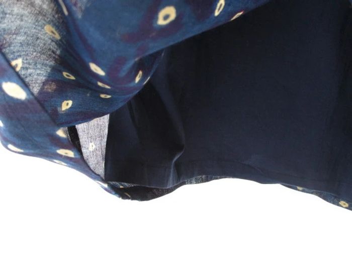 Robe longue vintage marine imprimée 38/40 TBE - photo numéro 10