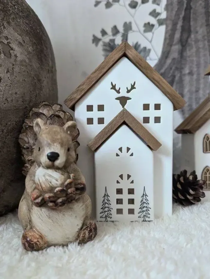 Jolie maisonnette blanche lumineuse en led - NEUVE - photo numéro 4