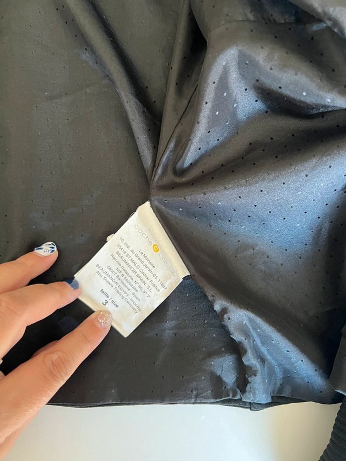 Veste cache-cache noire taille 3 - photo numéro 3