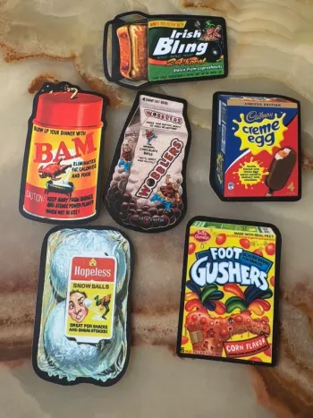 Stickers food nourriture 6 pièces