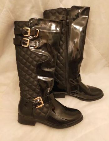 Bottes noires, T37, NEUVES