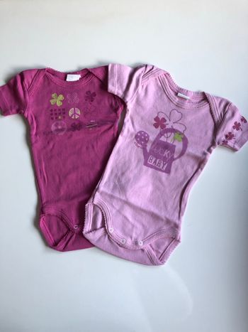 Lot de bodies manches courtes