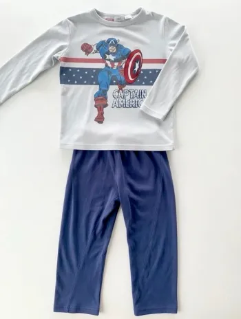 Ensemble pyjama Captain America Marvel - 6 ans - Haut + Pantalon