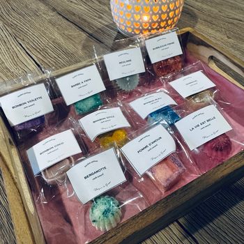 🌸 Coffret “Sucre & Douceur” – 9€ les 11 fondants parfumés 🌸