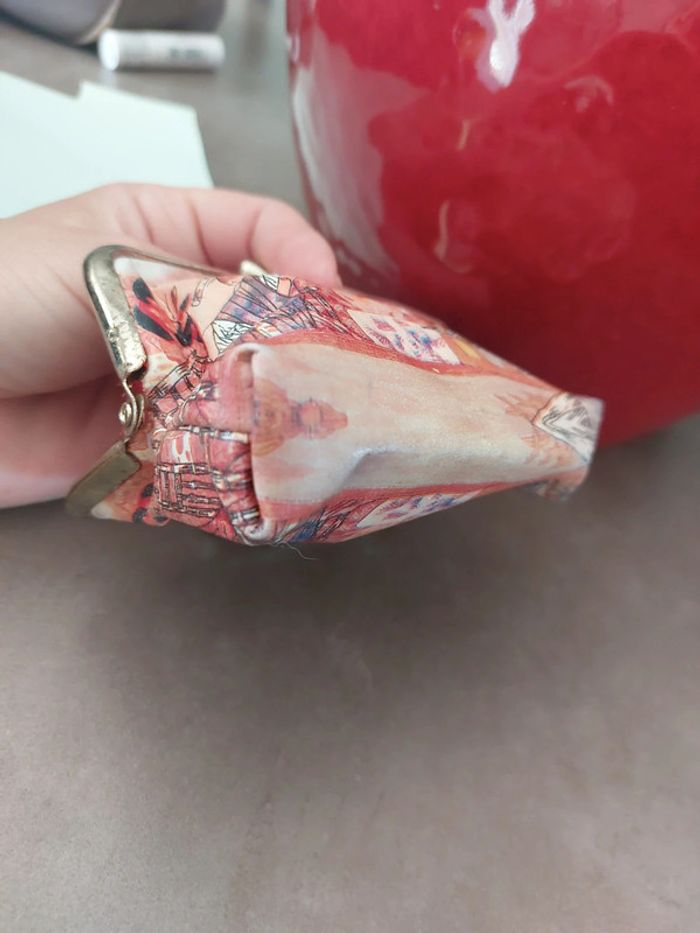 Porté  monnaie imprimé  chine vintage - photo numéro 6