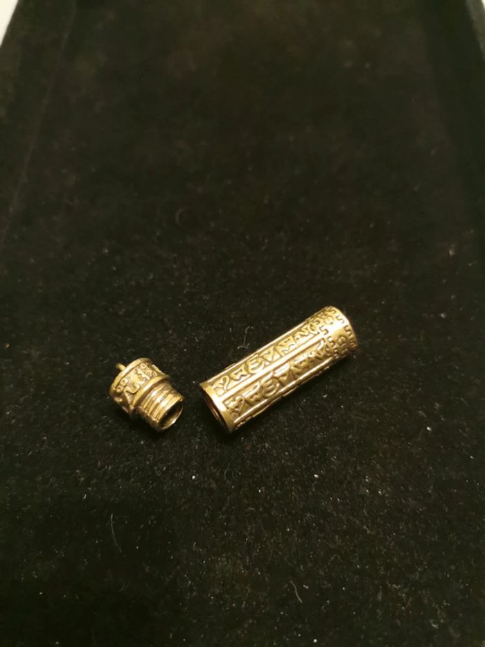 Pendentif de prière bouddhiste Vajra ouvrable - photo numéro 3
