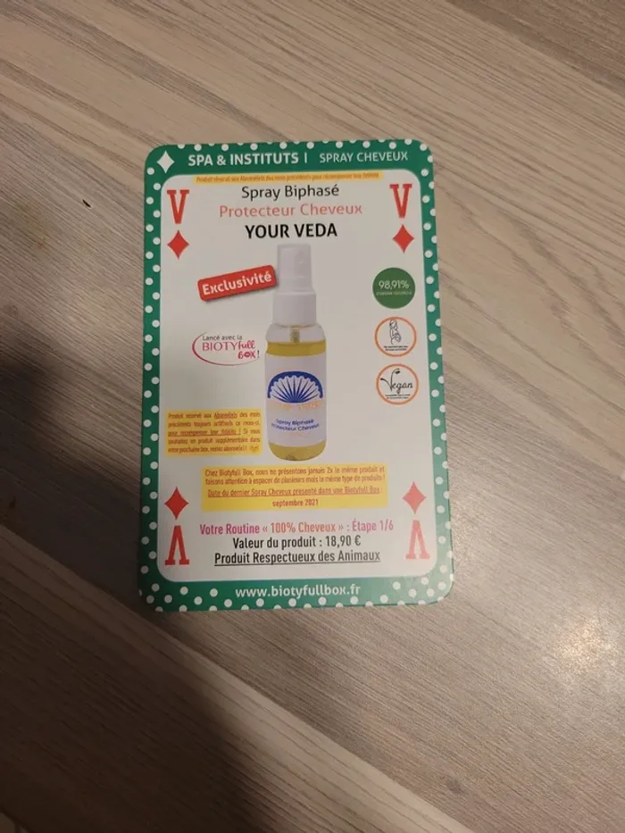 Spray Your Veda cheveux - photo numéro 3