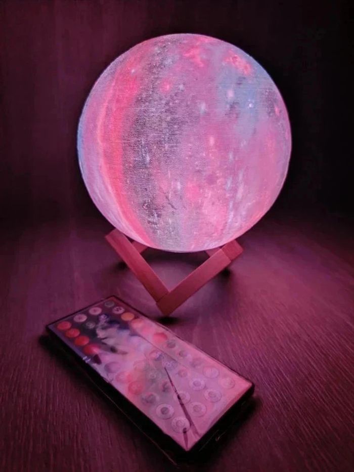 Magnifique Lampe Lune décorative 16 couleurs RGB - photo numéro 8