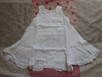 Robe de cérémonie blanche 12 mois