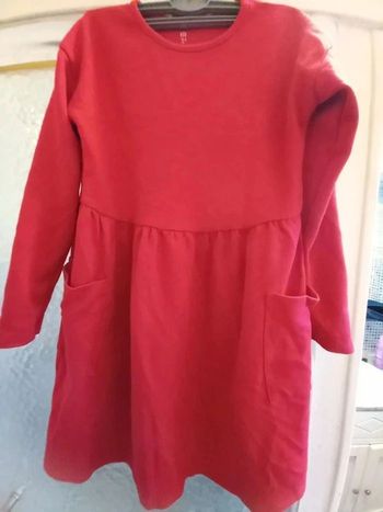 Robe enfant rouge 10 ans
