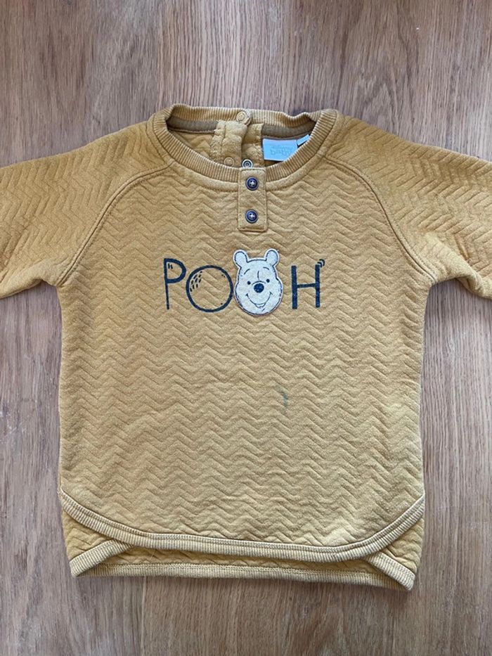 Sweat jaune moutarde Winnie 3 ans