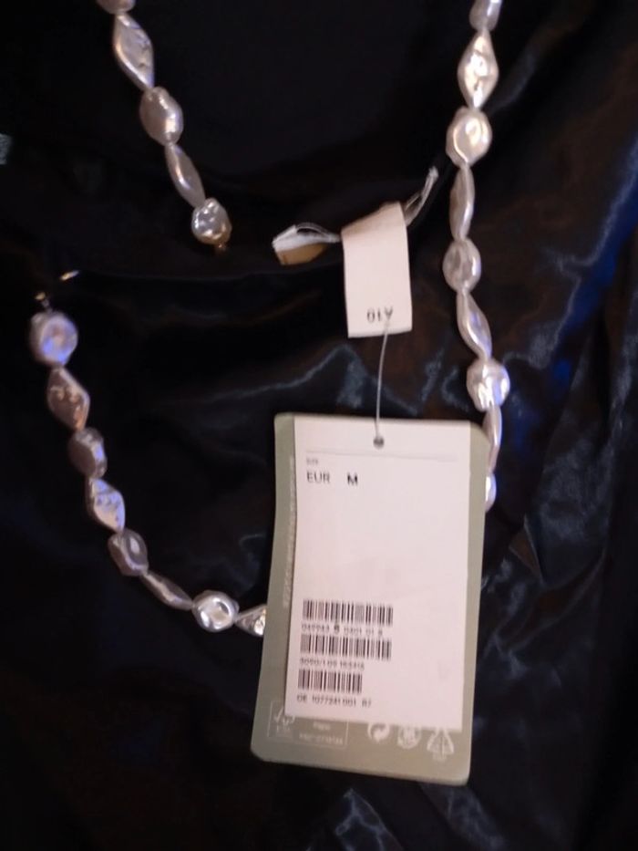 Superbe robe satin neuve t m - photo numéro 4