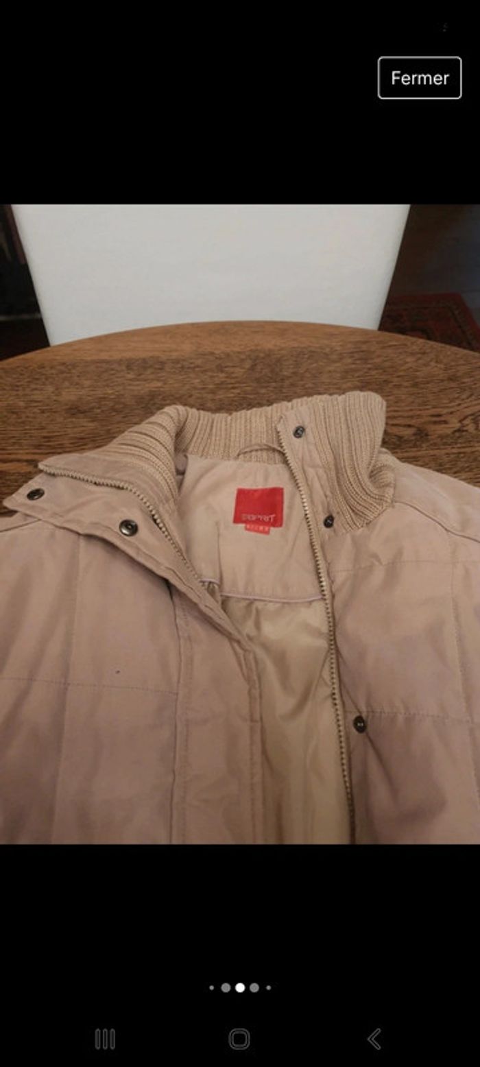 Manteau doudounne Beige Esprit fr L - photo numéro 10