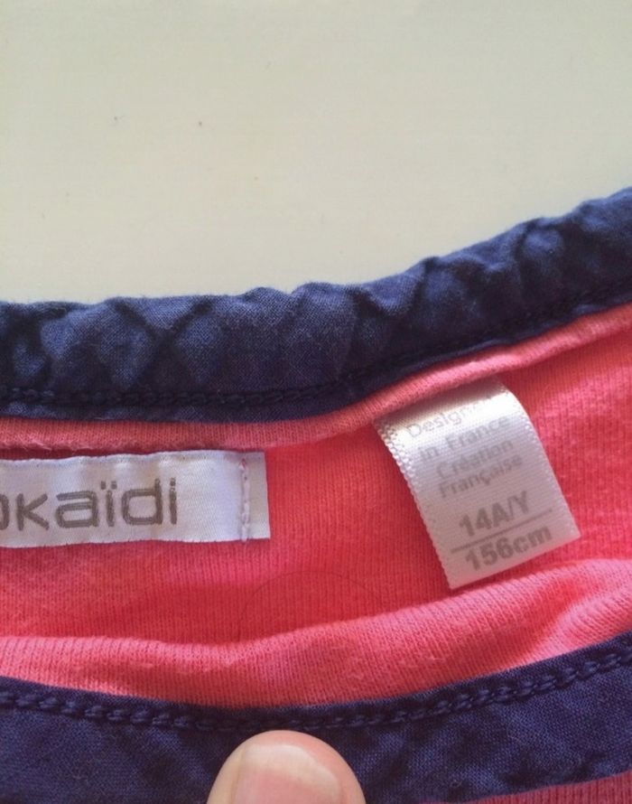 Tee shirt okaidi 14ans - photo numéro 4