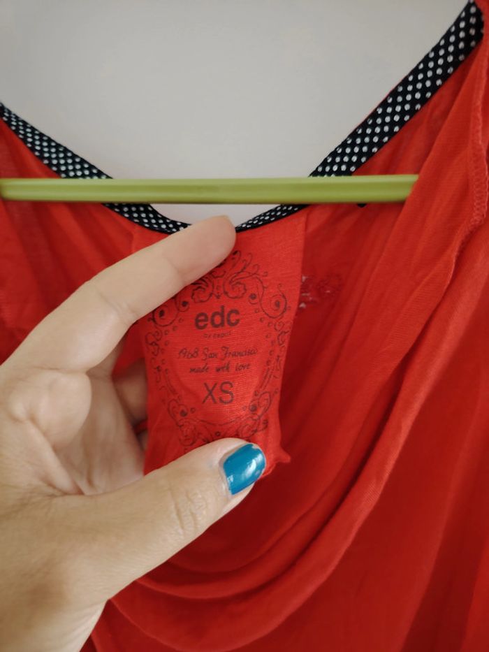 top manche courte rouge Esprit XS - photo numéro 4