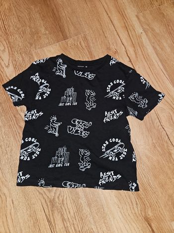 Tee-shirt noir Gémo 